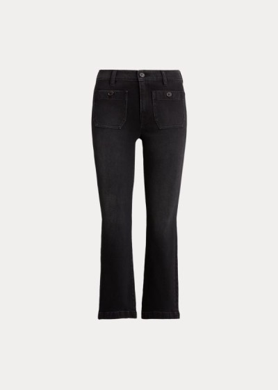 Jeans Ralph Lauren Mujer Negros Azules - Stretch Classic Ankle - ZFVCB3950